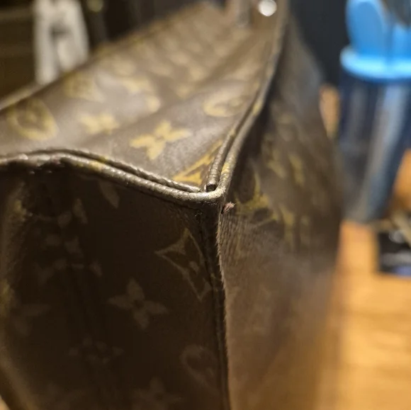 Louis Vuitton Brown Monogram Tote Bag - Picture 6 of 12